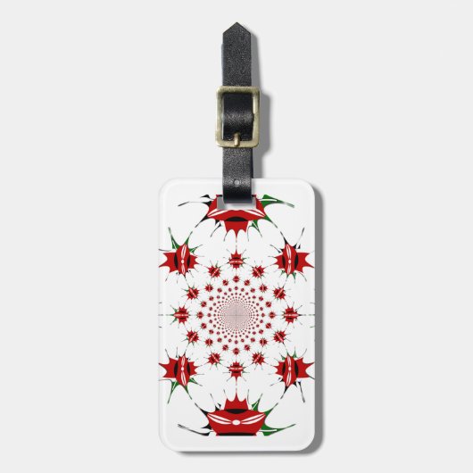 Magisch Kenia: Kaleidoscoop Cultuur identiteit 🇰� Bagagelabel (Voorkant verticaal)