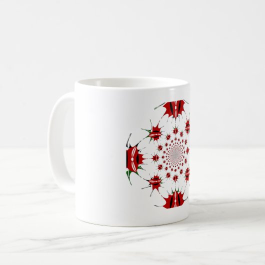 Magisch Kenia: Kaleidoscoop Cultuur identiteit 🇰� Koffiemok (Voorkant links)