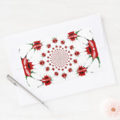 Magisch Kenia: Kaleidoscoop Cultuur identiteit 🇰� Rechthoekige Sticker (Envelop)