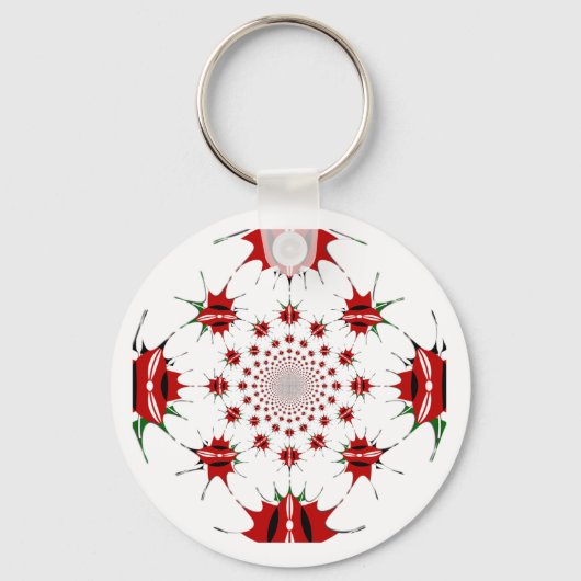 Magisch Kenia: Kaleidoscoop Cultuur identiteit 🇰� Sleutelhanger (Voorkant)