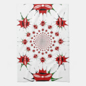 Magisch Kenia: Kaleidoscoop Cultuur identiteit 🇰� Theedoek (Verticaal)