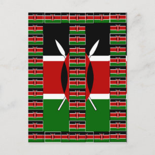 🇰🇪 Magisch Kenia: Lijst van Eenheid en Trots Briefkaart