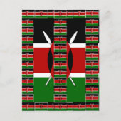 🇰🇪 Magisch Kenia: Lijst van Eenheid en Trots Briefkaart (Voorkant)