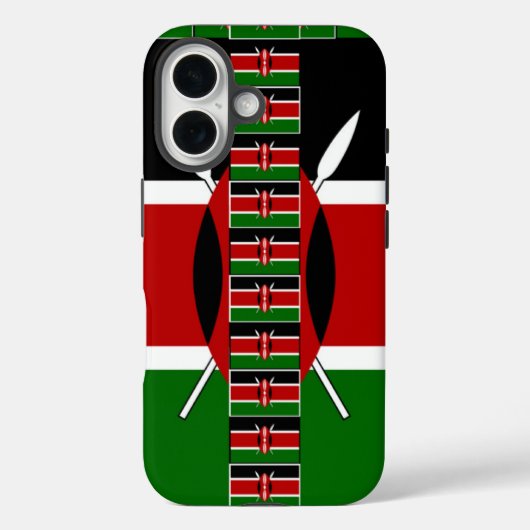 🇰🇪 Magisch Kenia: Lijst van Eenheid en Trots Case-Mate iPhone Case (Achterkant)