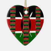 🇰🇪 Magisch Kenia: Lijst van Eenheid en Trots Keramisch Ornament (Rechts)