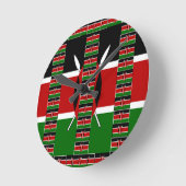🇰🇪 Magisch Kenia: Lijst van Eenheid en Trots Ronde Klok (Hoek)