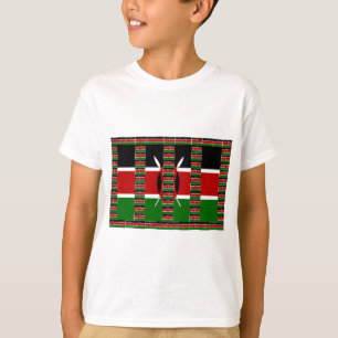 🇰🇪 Magisch Kenia: Lijst van Eenheid en Trots T-shirt
