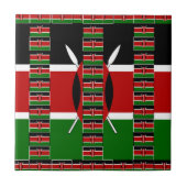 🇰🇪 Magisch Kenia: Lijst van Eenheid en Trots Tegeltje (Voorkant)
