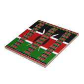 🇰🇪 Magisch Kenia: Lijst van Eenheid en Trots Tegeltje (Zijkant)