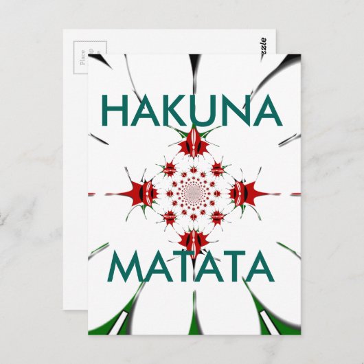 Magisch Kenia: Omarm cultuur Kaleidoscoop 🇰🇪. Briefkaart (Voorkant / Achterkant)