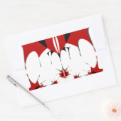 Magisch Kenia: Symmetrie van erfgoed Moderniteit � Rechthoekige Sticker (Envelop)