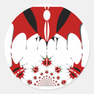 Magisch Kenia: Symmetrie van erfgoed Moderniteit � Ronde Sticker