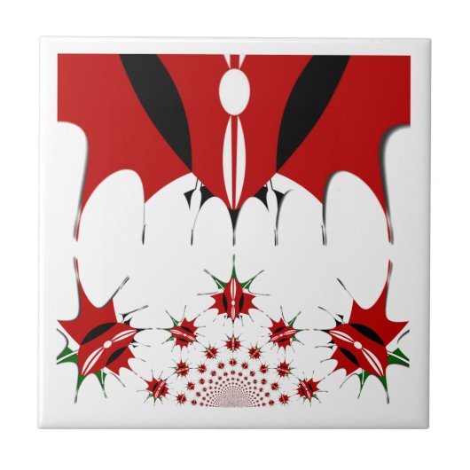 Magisch Kenia: Symmetrie van erfgoed Moderniteit � Tegeltje (Voorkant)