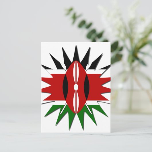 Magisch Kenia: Vier Wereld Toerisme Dag 🇰🇪 Briefkaart (Staand voorkant)