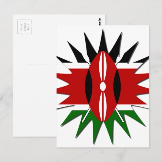 Magisch Kenia: Vier Wereld Toerisme Dag 🇰🇪 Briefkaart (Voorkant / Achterkant)