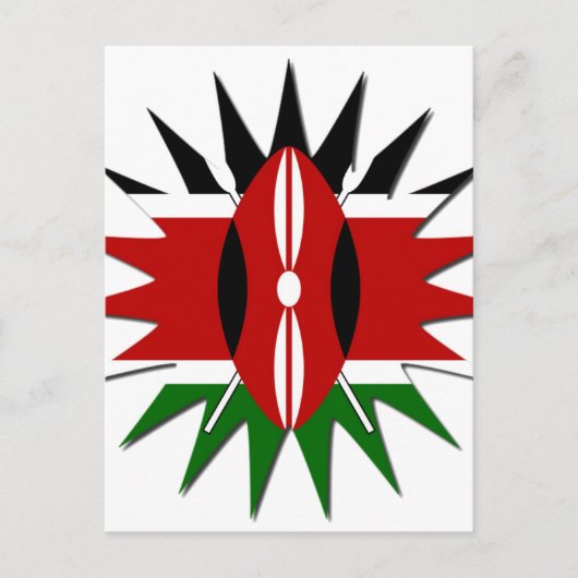Magisch Kenia: Vier Wereld Toerisme Dag 🇰🇪 Briefkaart (Voorkant)
