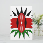 Magisch Kenia: Vier Wereld Toerisme Dag 🇰🇪 Briefpapier (Staand voorkant)
