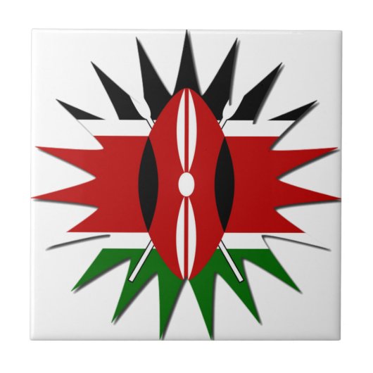 Magisch Kenia: Vier Wereld Toerisme Dag 🇰🇪 Tegeltje (Voorkant)