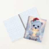 Magisch kerst Beer Notitieboek (Binnen)