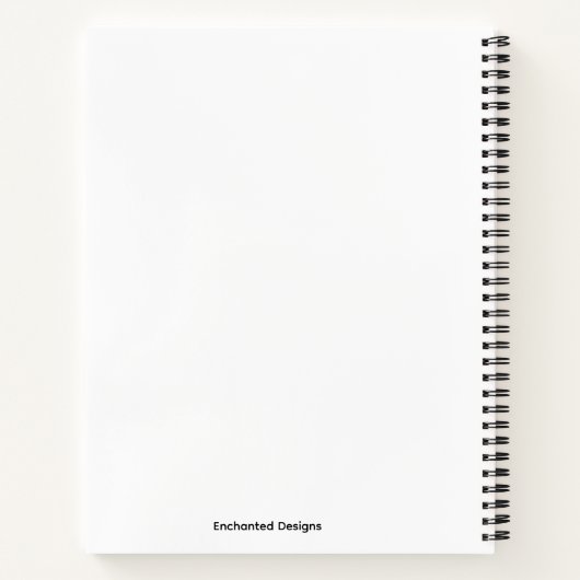 Magisch kerst Beer Notitieboek (Achterkant)