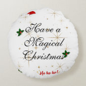 Magisch kerst rond kussen (Achterkant)