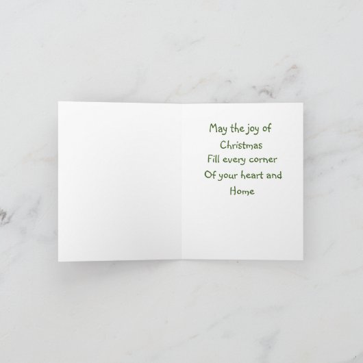 Magisch Kerstbos Kaart (Binnen)