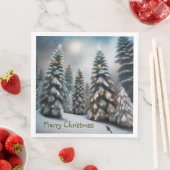 Magisch Kerstbos Servet (Insitu)