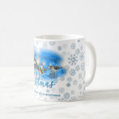 Magisch kerstdorp koffiemok (Voorkant rechts)