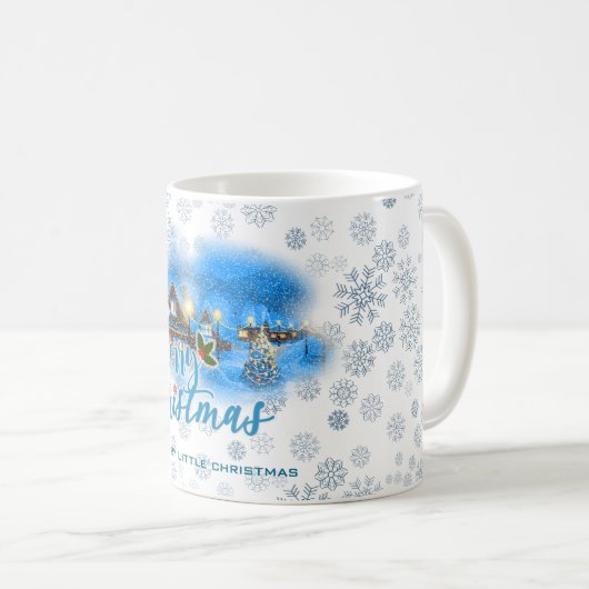 Magisch kerstdorp koffiemok (Voorkant rechts)