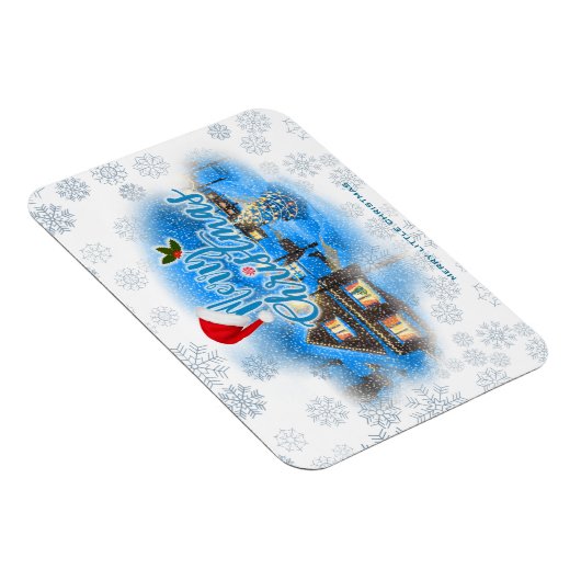 Magisch kerstdorp magneet (Rechterzijde)