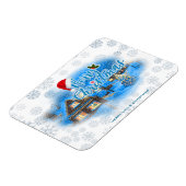 Magisch kerstdorp magneet (Linkerzijde)