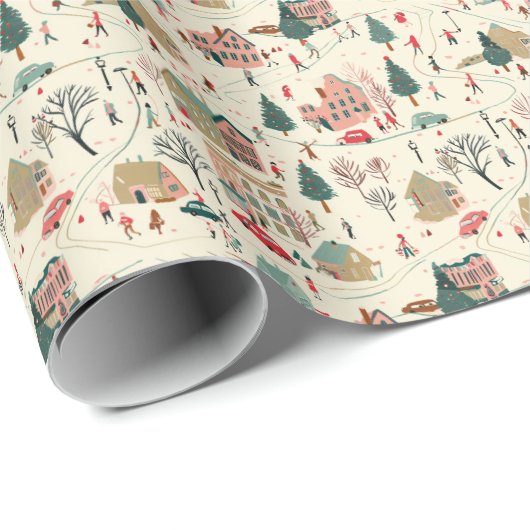 Magisch kerstfeest cadeaupapier (Rol Hoek)