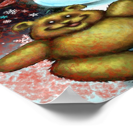 Magisch kerstfeest poster (Hoek)