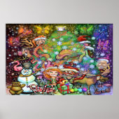 Magisch kerstfeest poster (Voorkant)