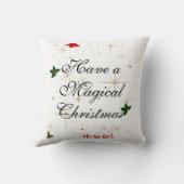 Magisch kerstkussen kussen (Achterkant)