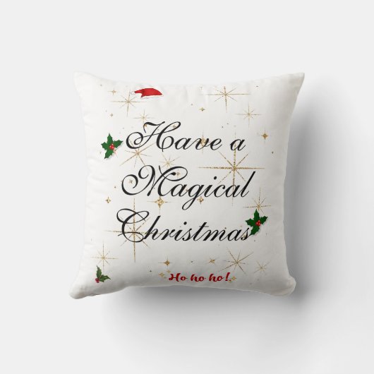Magisch kerstkussen kussen (Achterkant)