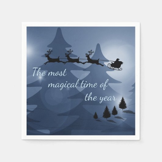 Magisch Kerstscenario Servet (Voorkant)