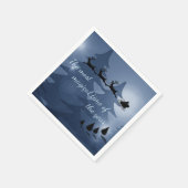 Magisch Kerstscenario Servet (Hoek)