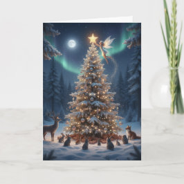 Magisch Kerstwoud - Kerstgroetkaart Feestdagen Kaart