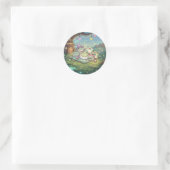 Magisch Kikkerdorpssticker Ronde Sticker (Tas)