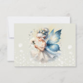 Magisch klein Fairy silhouet kinderen verjaardag Bedankkaart (Achterkant)