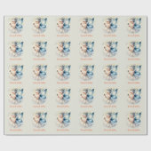 Magisch klein Fairy silhouet kinderen verjaardag Cadeaupapier (Vlak)