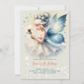 Magisch klein Fairy silhouet kinderen verjaardag Kaart (Voorkant)