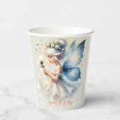 Magisch klein Fairy silhouet kinderen verjaardag Papieren Bekers (Achterkant)