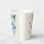 Magisch klein Fairy silhouet kinderen verjaardag Papieren Bekers (Rechts)