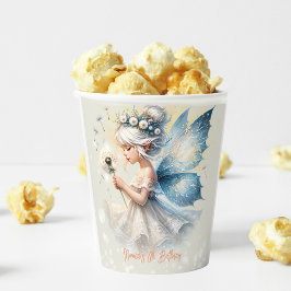Magisch klein Fairy silhouet kinderen verjaardag Papieren Bekers