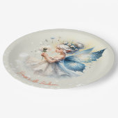 Magisch klein Fairy silhouet kinderen verjaardag Papieren Bordje (Gekanteld)