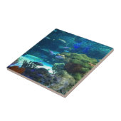 Magisch koraalrief tegeltje (Zijkant)