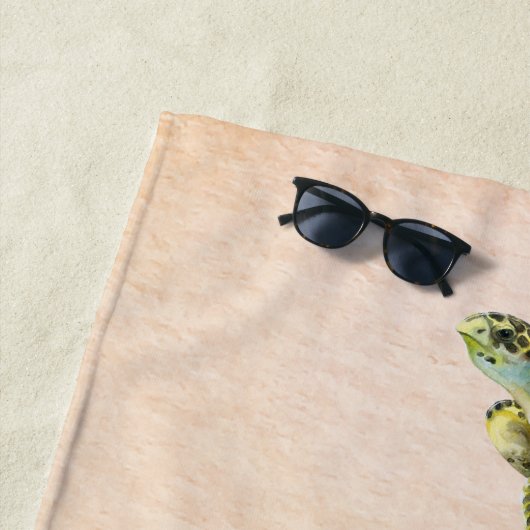 Magisch koraalrif Oceaanleven Nautische kwallen Strandlaken (In situ)