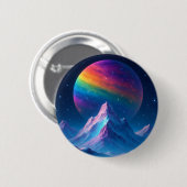 Magisch kosmisch land ronde button 5,7 cm (Voorkant /achterkant)